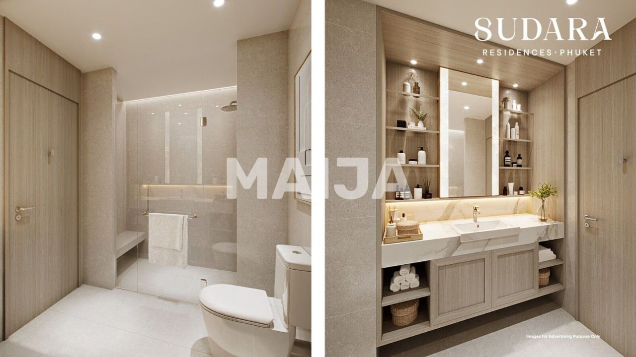 Апартаменты на острове Пхукет, Таиланд, 52 м² - фото 8