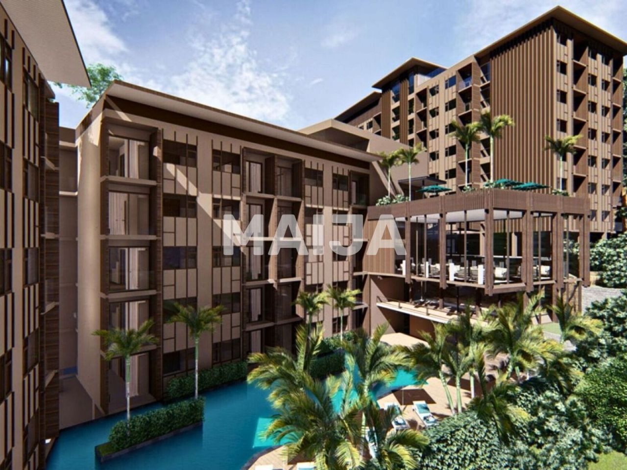 Апартаменты на острове Пхукет, Таиланд, 35 м² - фото 11