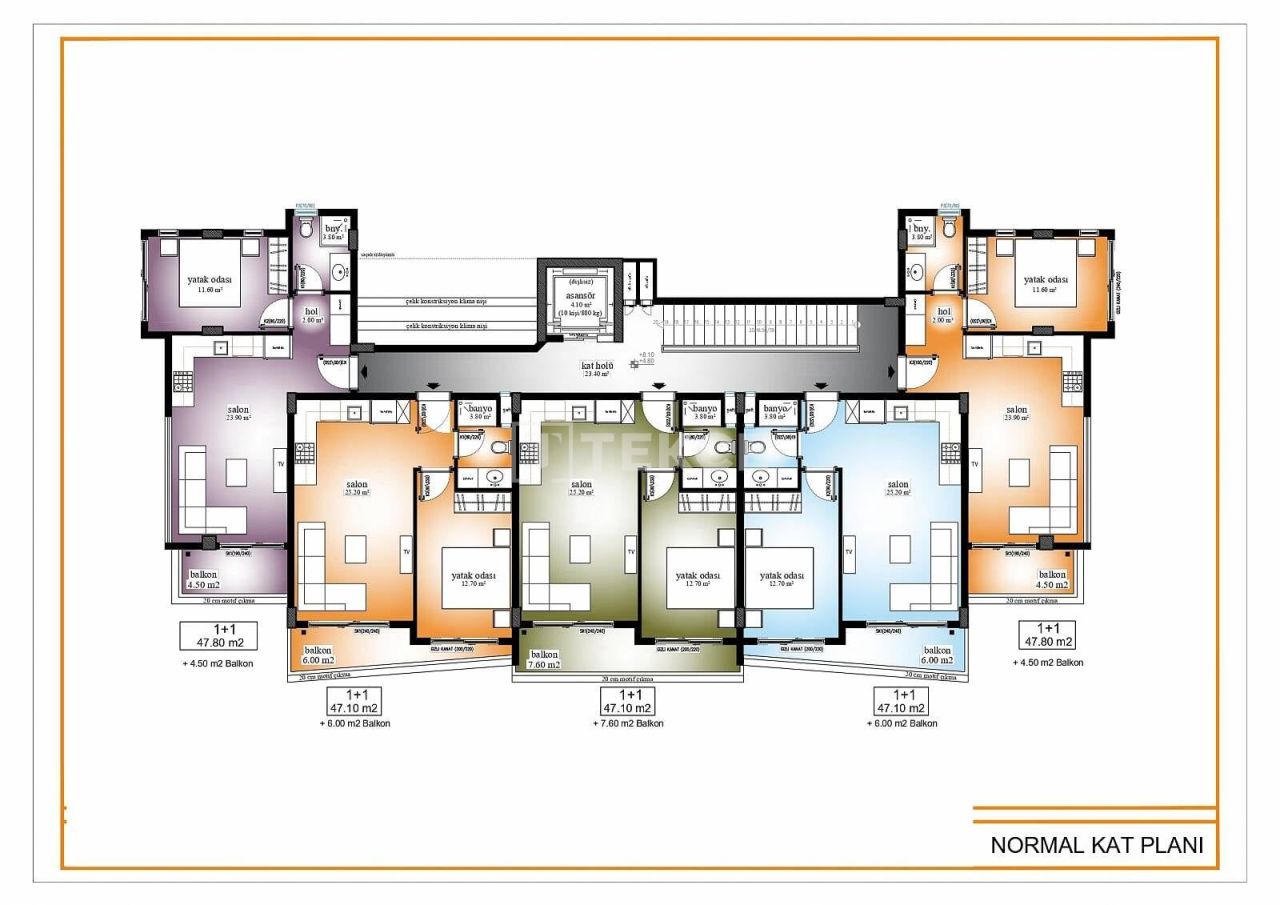 Пентхаус в Алании, Турция, 150 м² - фото 8
