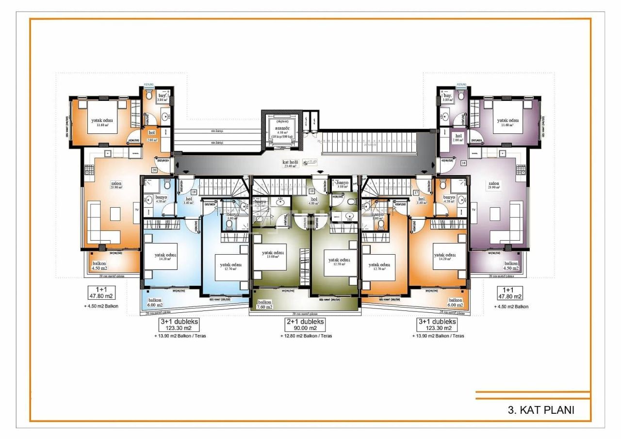 Пентхаус в Алании, Турция, 150 м² - фото 9
