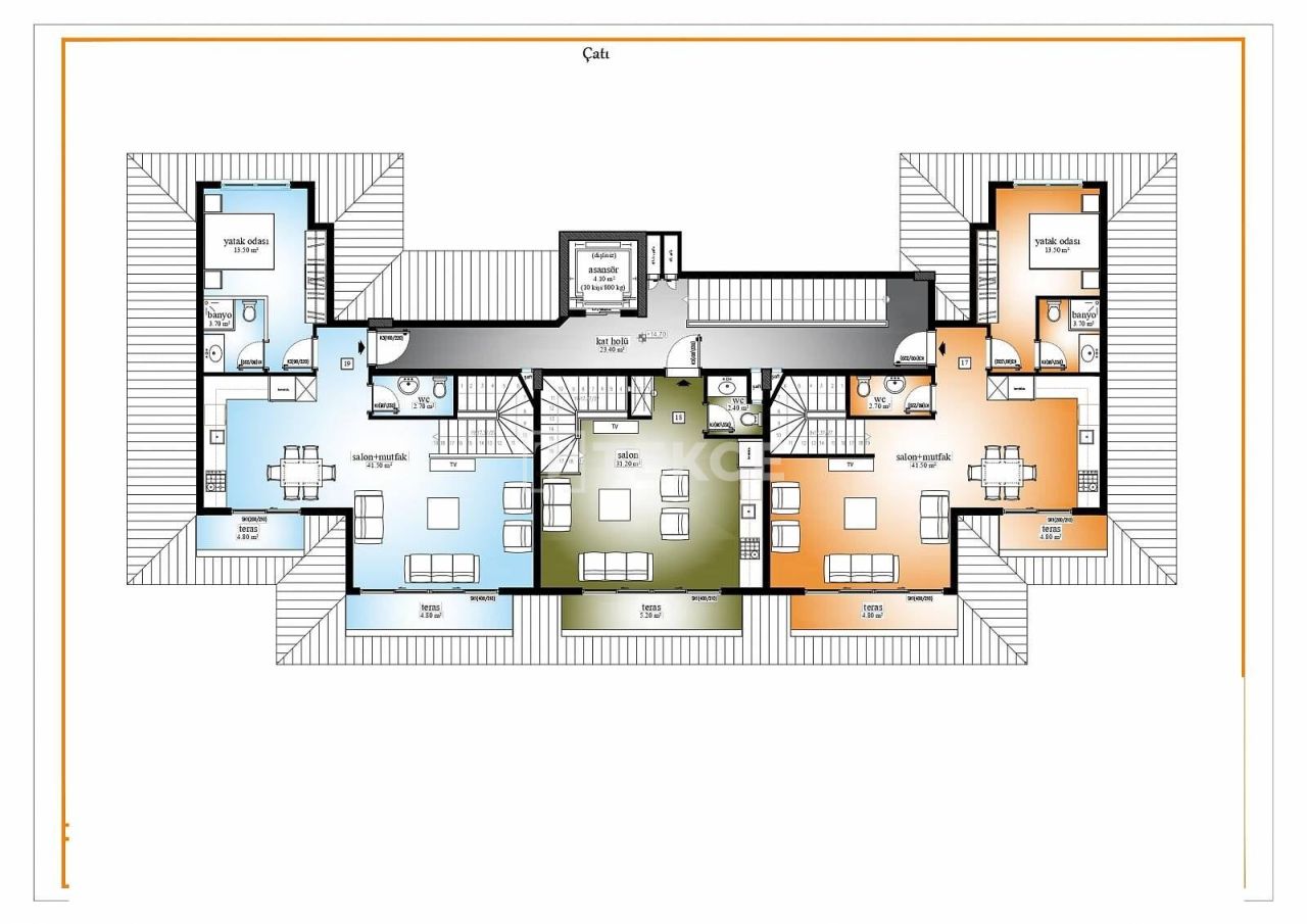 Пентхаус в Алании, Турция, 150 м² - фото 10