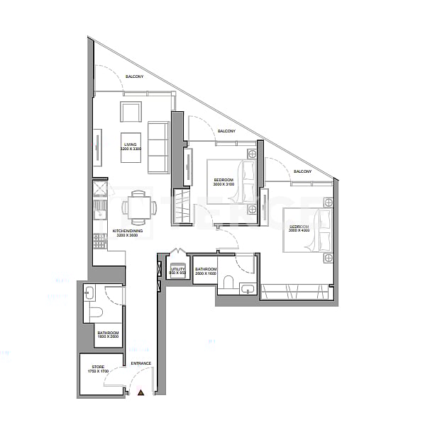 Апартаменты Над Аль-Шеба 1, ОАЭ, 86 м² - фото 15