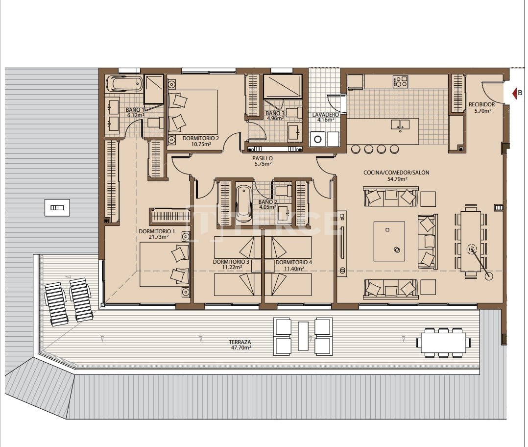 Апартаменты в Фуэнхироле, Испания, 104 м² - фото 17