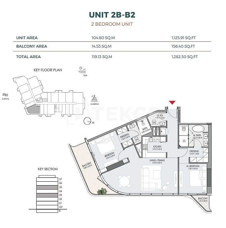 Апартаменты в Дубае, ОАЭ, 110 м² - фото 18