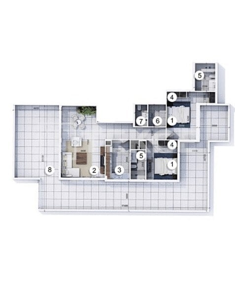 Апартаменты в Дубае, ОАЭ, 186 м² - фото 19