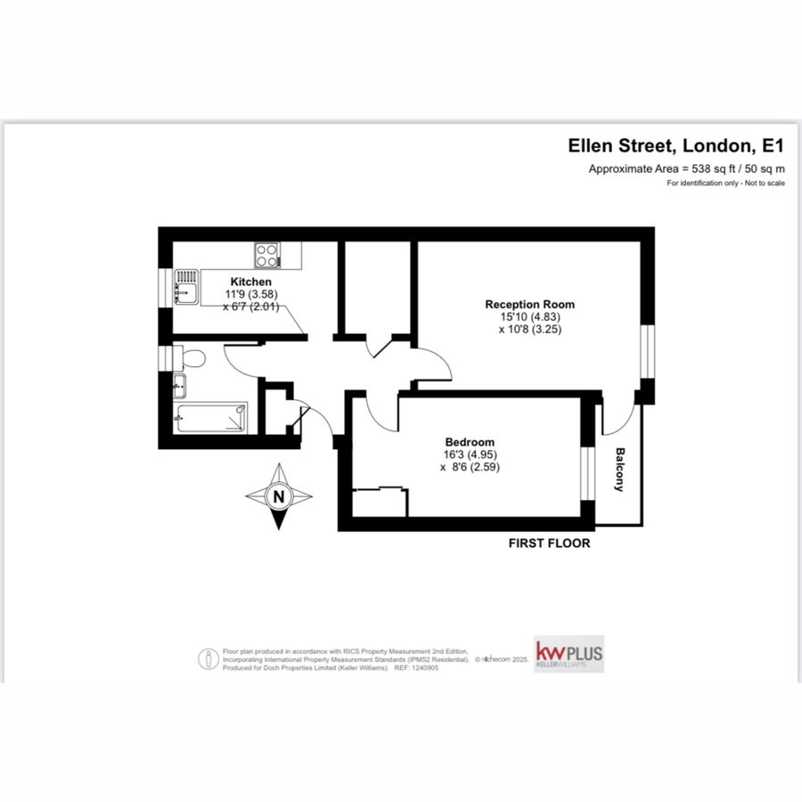 Квартира в Лондоне, Великобритания, 50 м² - фото 11