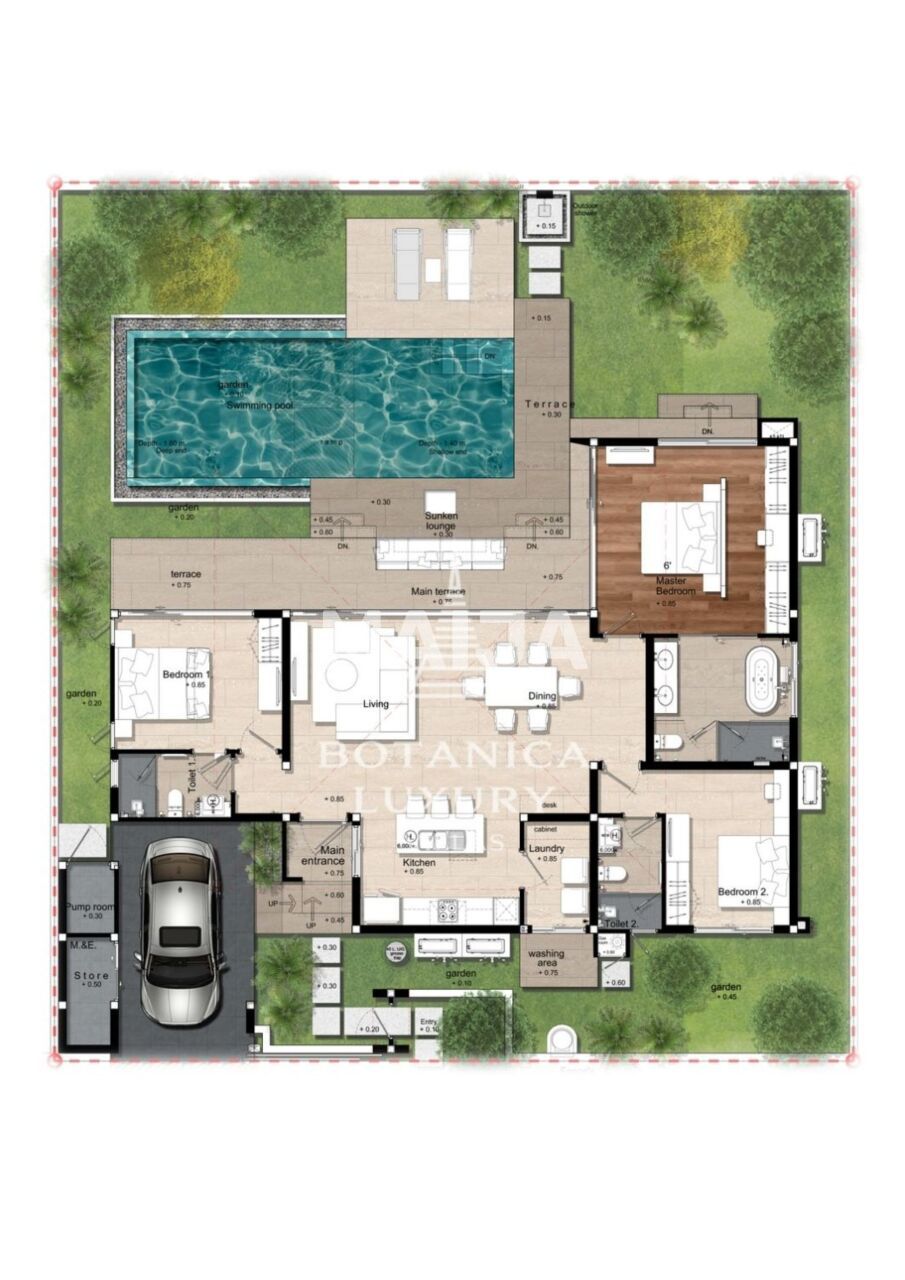 Вилла на острове Пхукет, Таиланд, 153 м² - фото 2