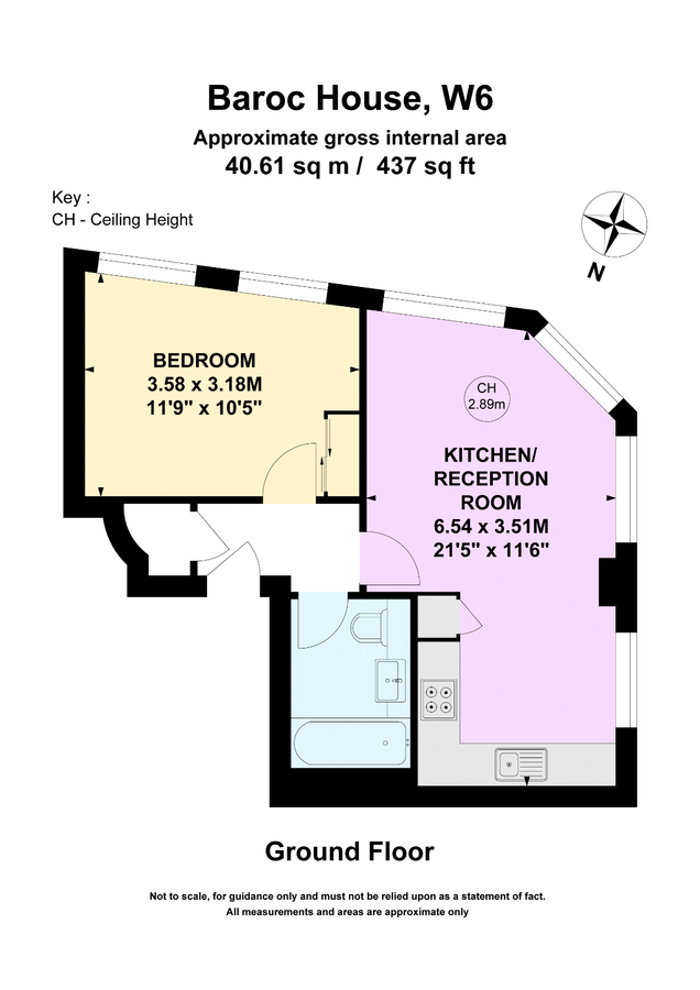 Квартира в Лондоне, Великобритания, 41 м² - фото 7