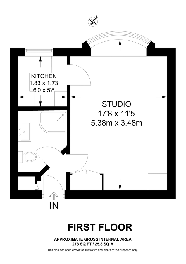 Квартира в Лондоне, Великобритания, 26 м² - фото 7