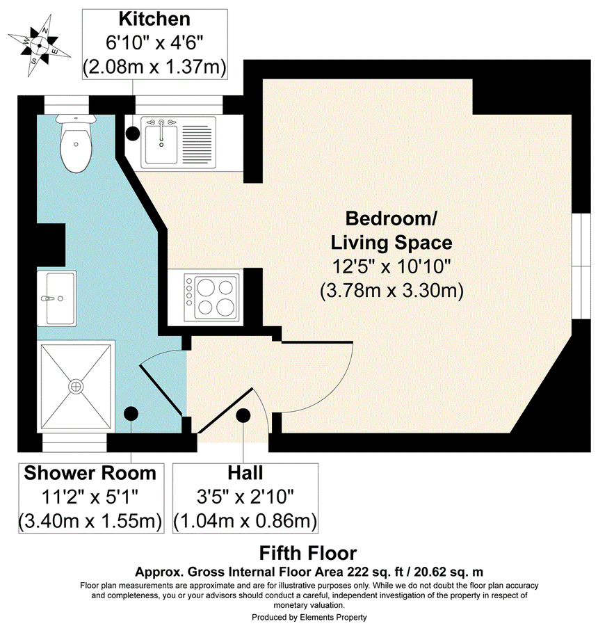 Квартира в Лондоне, Великобритания, 21 м² - фото 8