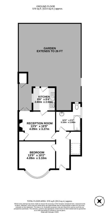 Квартира в Лондоне, Великобритания, 53 м² - фото 8