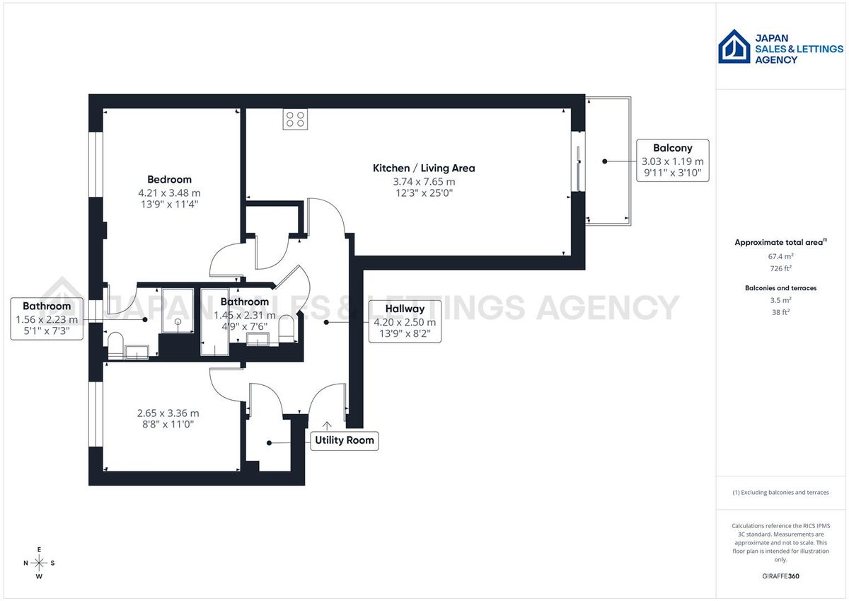 Квартира в Лондоне, Великобритания, 67 м² - фото 13