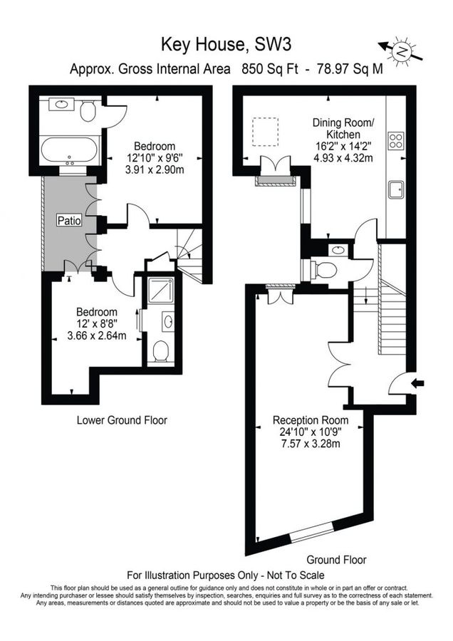 Квартира в Лондоне, Великобритания, 79 м² - фото 13