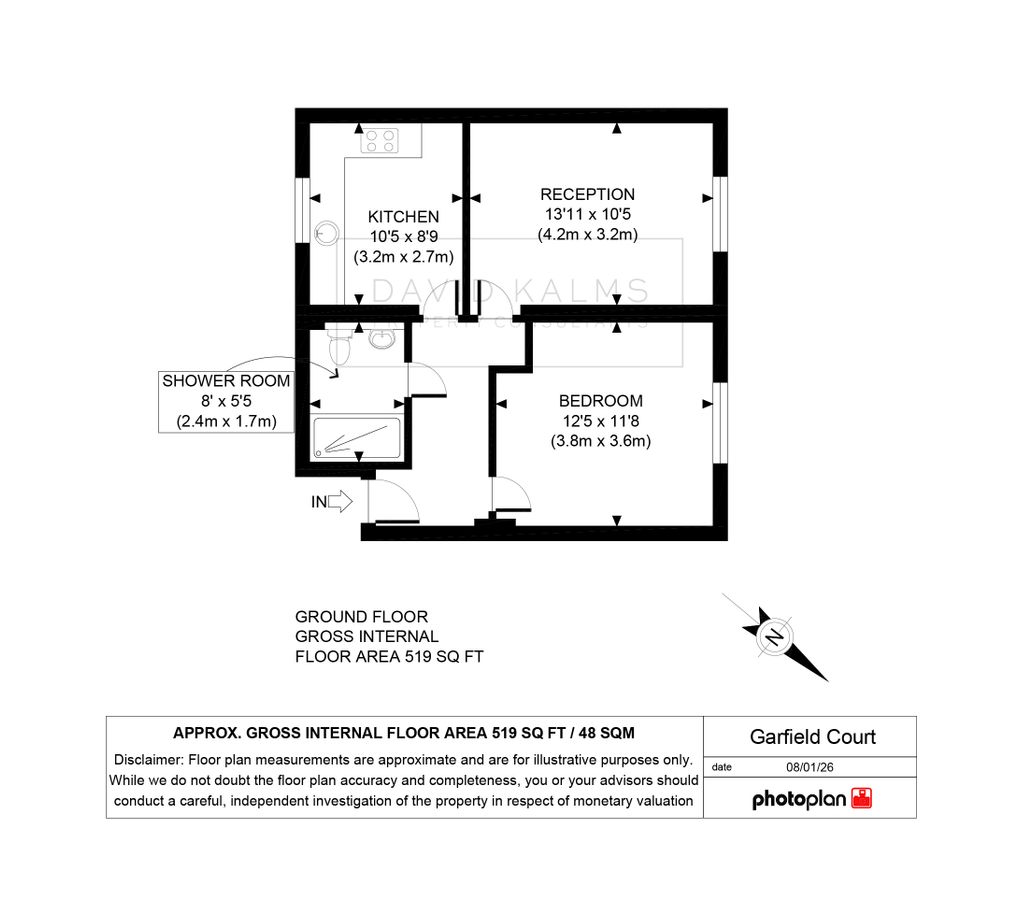 Квартира в Лондоне, Великобритания, 48 м² - фото 14