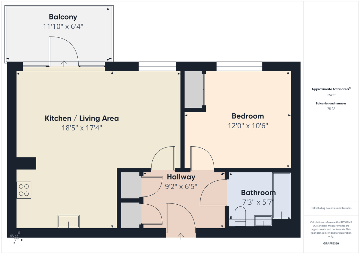 Квартира в Лондоне, Великобритания, 49 м² - фото 14