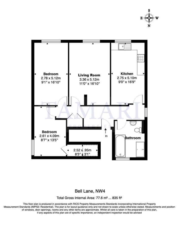Квартира в Лондоне, Великобритания, 78 м² - фото 15