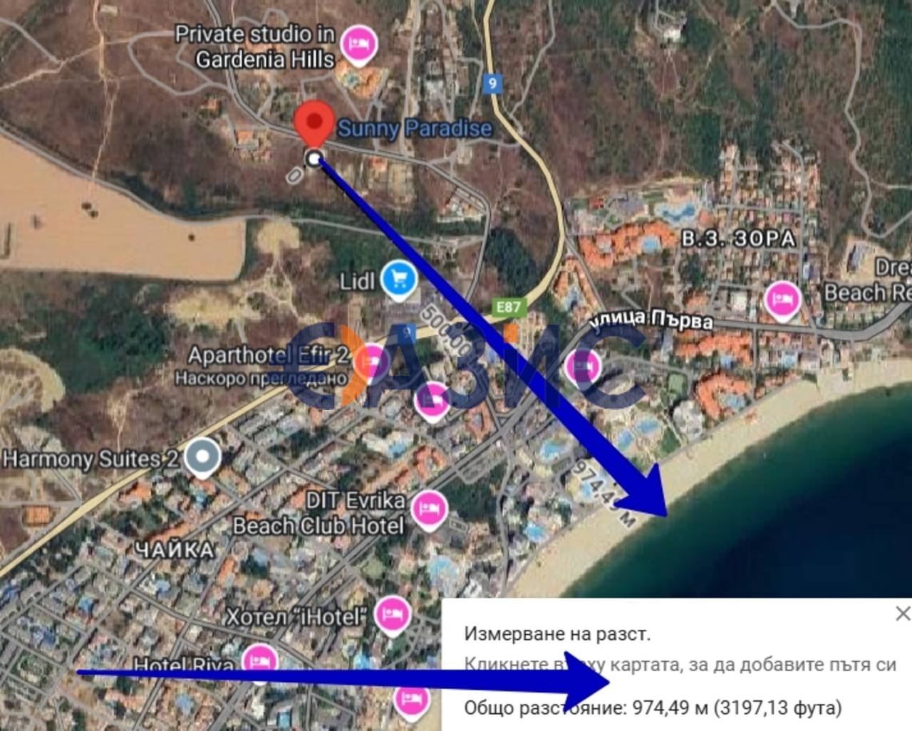 Апартаменты на Солнечном берегу, Болгария, 33.7 м² - фото 18