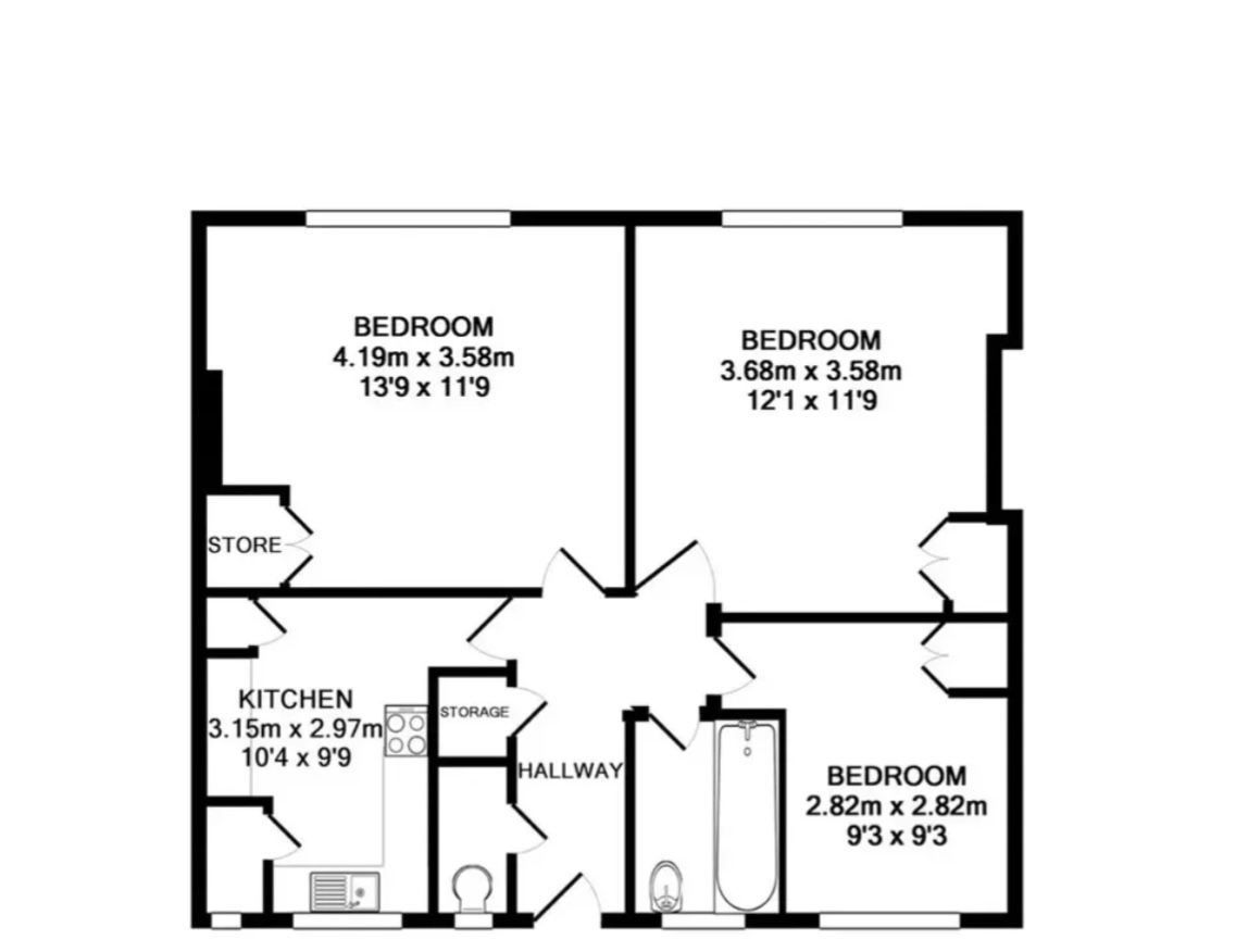 Квартира в Лондоне, Великобритания, 49 м² - фото 9