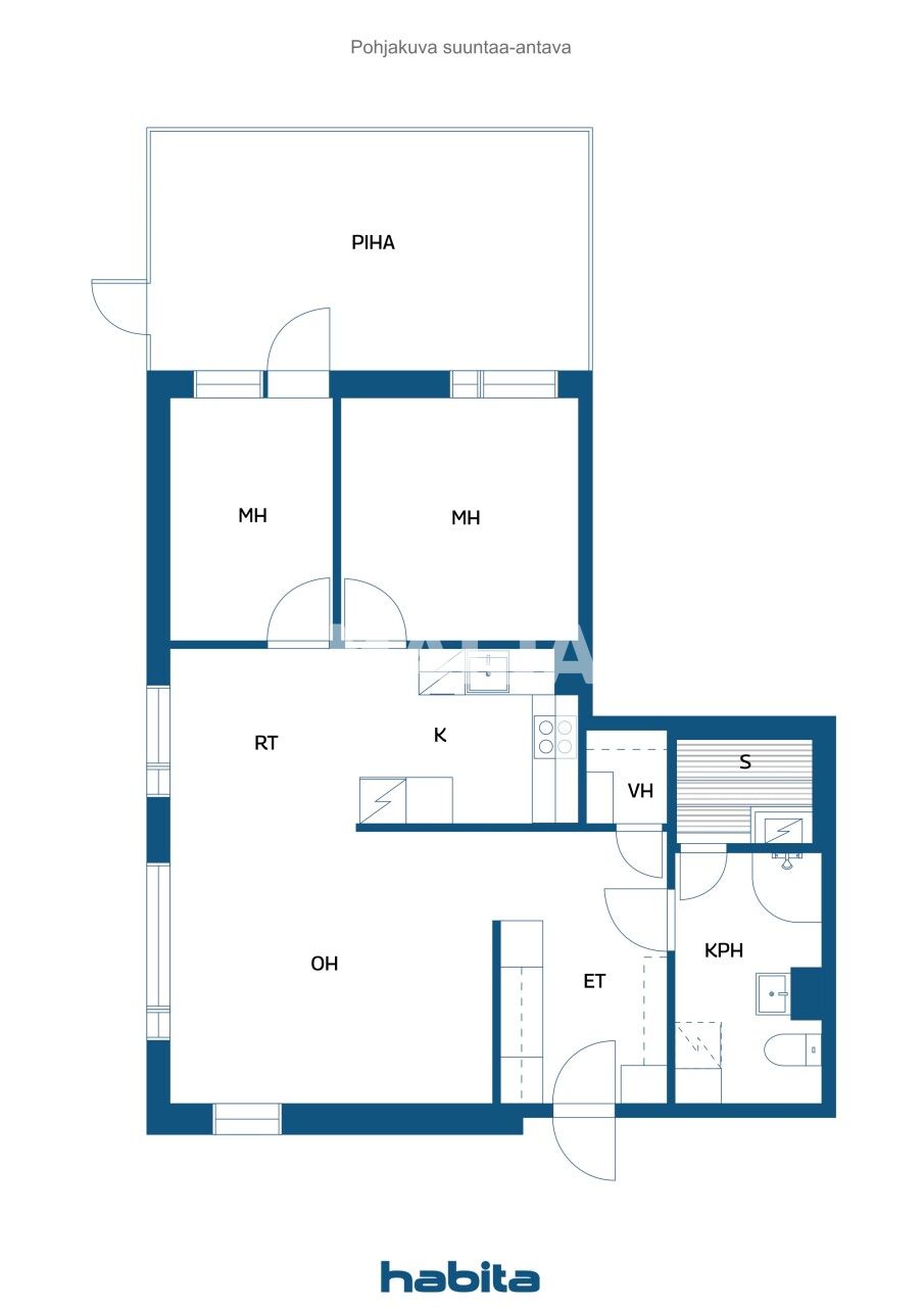 Апартаменты в Порво, Финляндия, 64 м² - фото 2