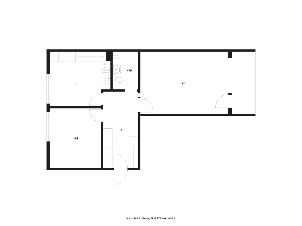 Квартира в Хартола, Финляндия, 57.5 м² - фото 2