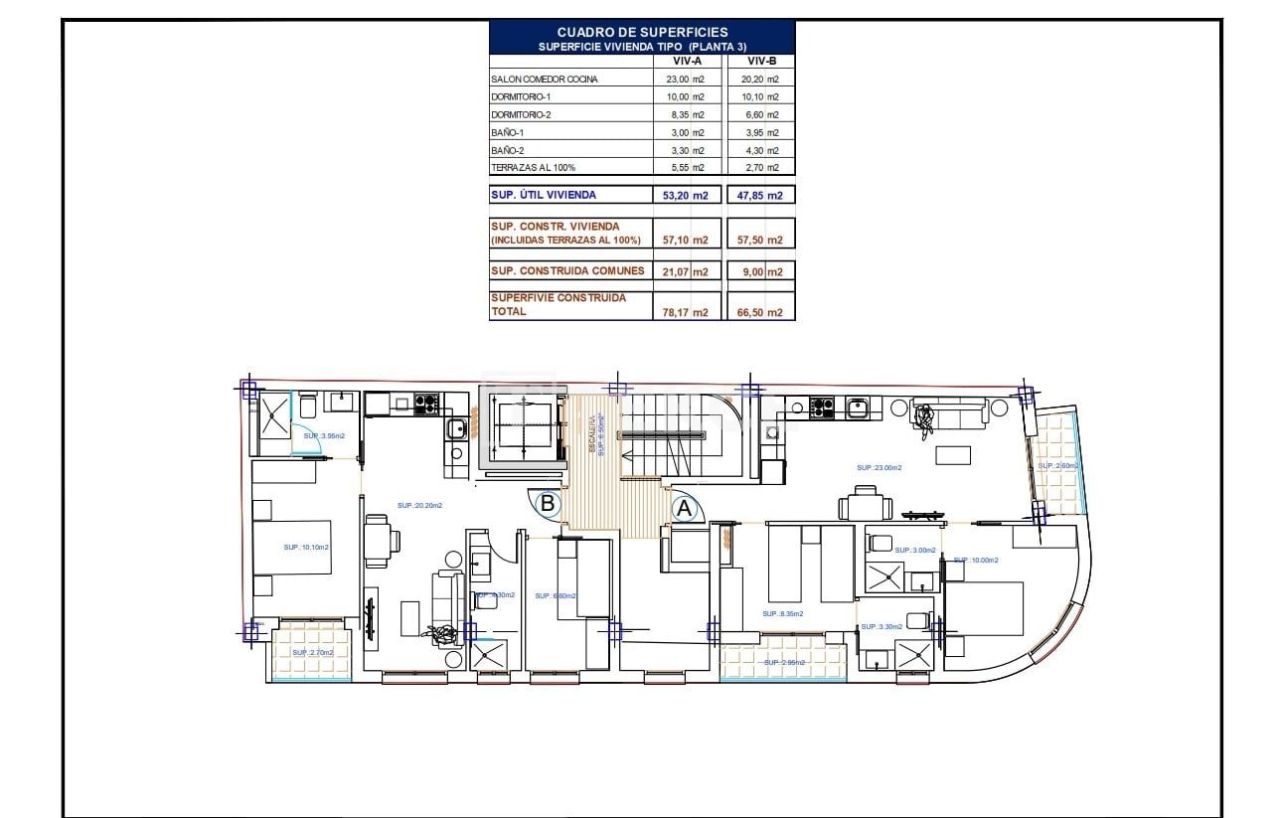 Апартаменты в Торревьехе, Испания, 52 м² - фото 16