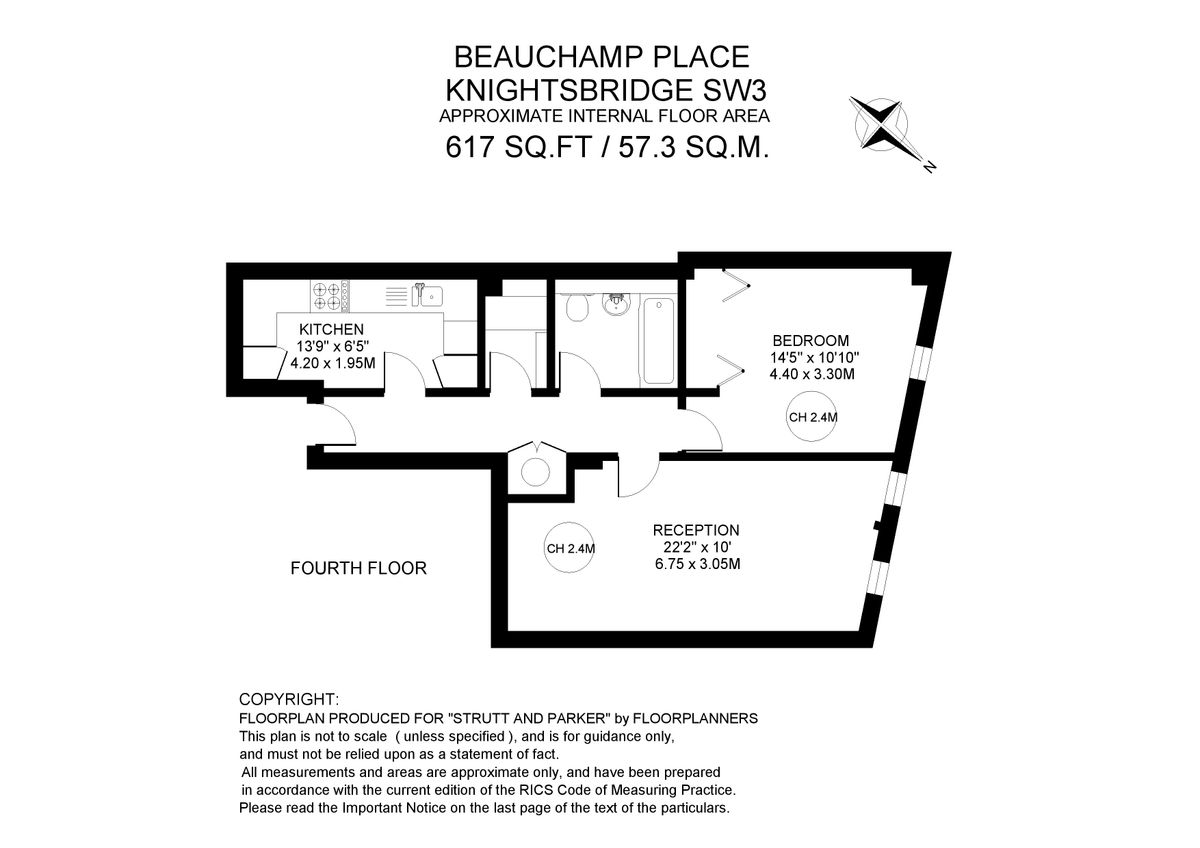 Квартира в Лондоне, Великобритания, 60 м² - фото 8