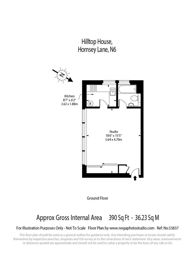 Квартира в Лондоне, Великобритания, 36 м² - фото 9