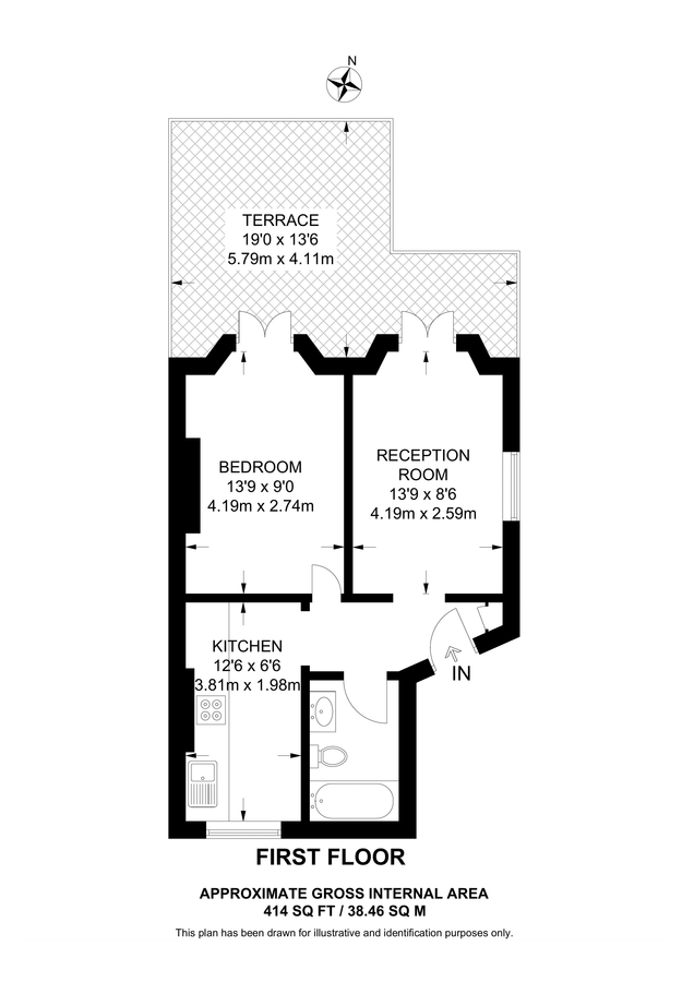 Квартира в Лондоне, Великобритания, 39 м² - фото 11