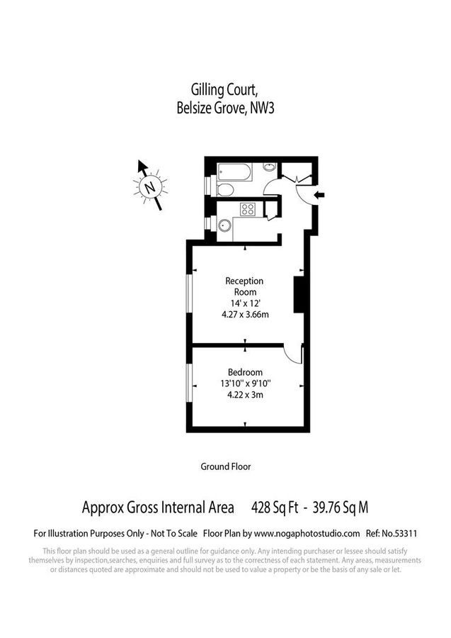 Квартира в Лондоне, Великобритания, 40 м² - фото 12