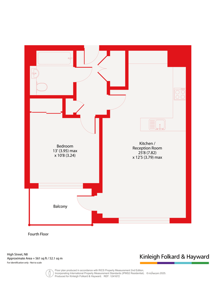 Квартира в Лондоне, Великобритания, 52 м² - фото 13