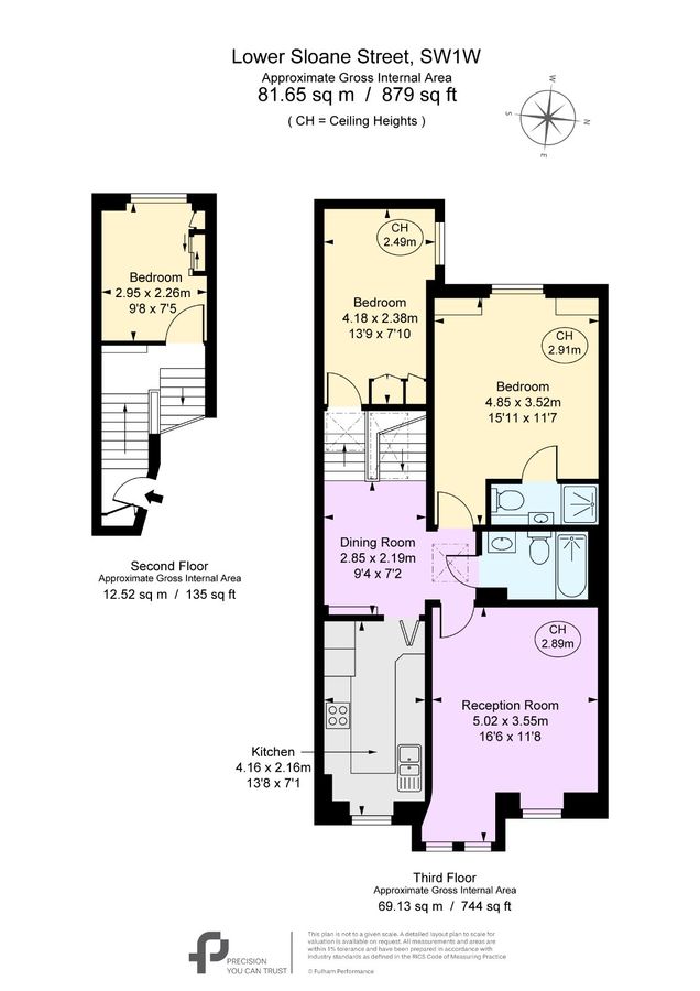 Квартира в Лондоне, Великобритания, 82 м² - фото 13