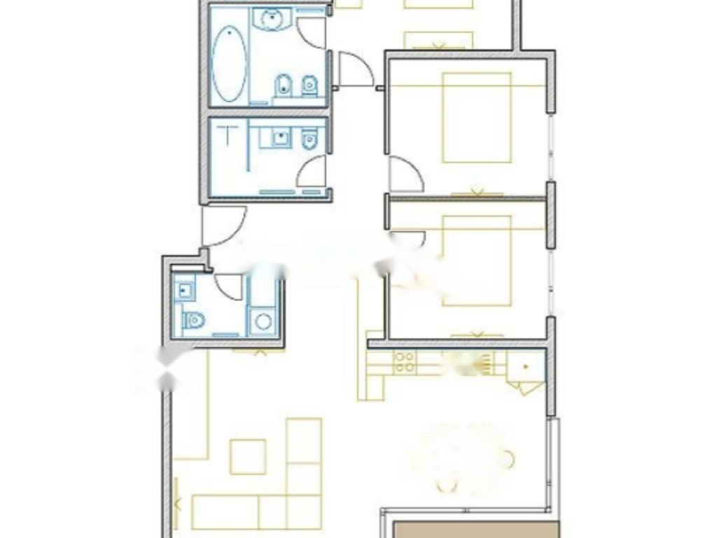 Квартира в Опатии, Хорватия, 124 м² - фото 17