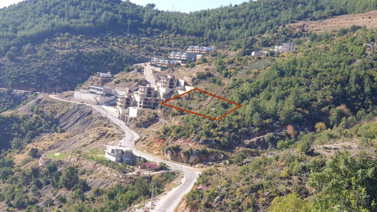 Земля в Алании, Турция, 1 455 м² - фото 4