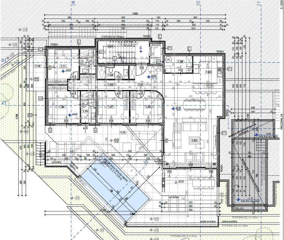 Вилла Kostrena, Хорватия, 600 м² - фото 7