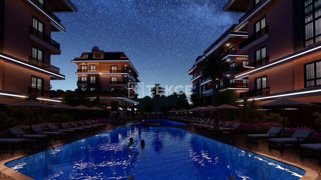 Апартаменты в Алании, Турция, 49 м² - фото 6