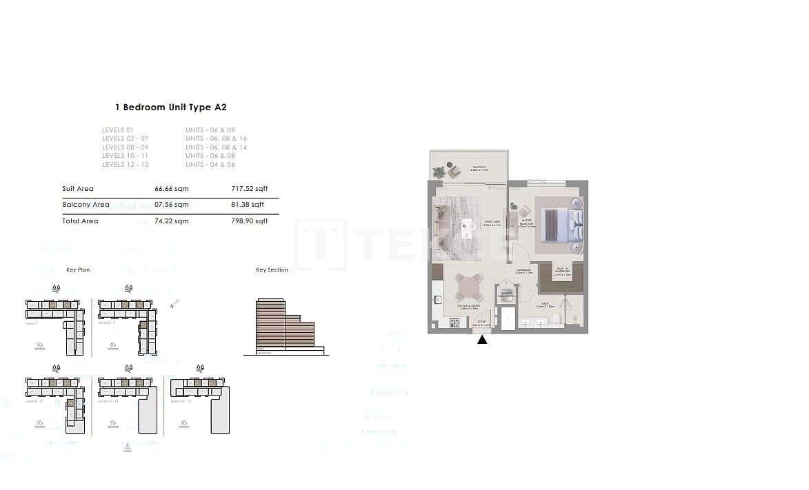 Апартаменты Мина Рашид, ОАЭ, 79 м² - фото 10