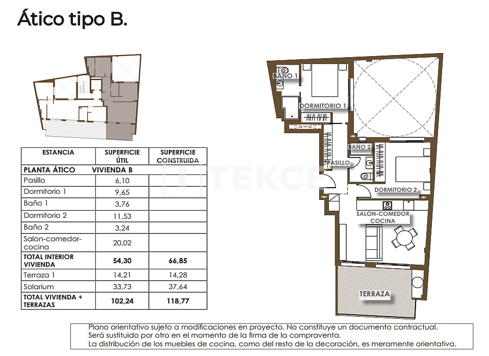 Апартаменты в Торревьехе, Испания, 106 м² - фото 12
