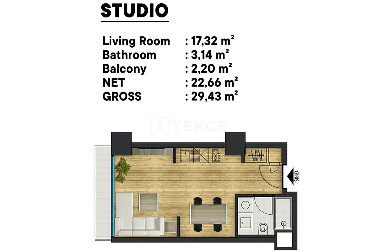 Апартаменты в Ялове, Турция, 29 м² - фото 12