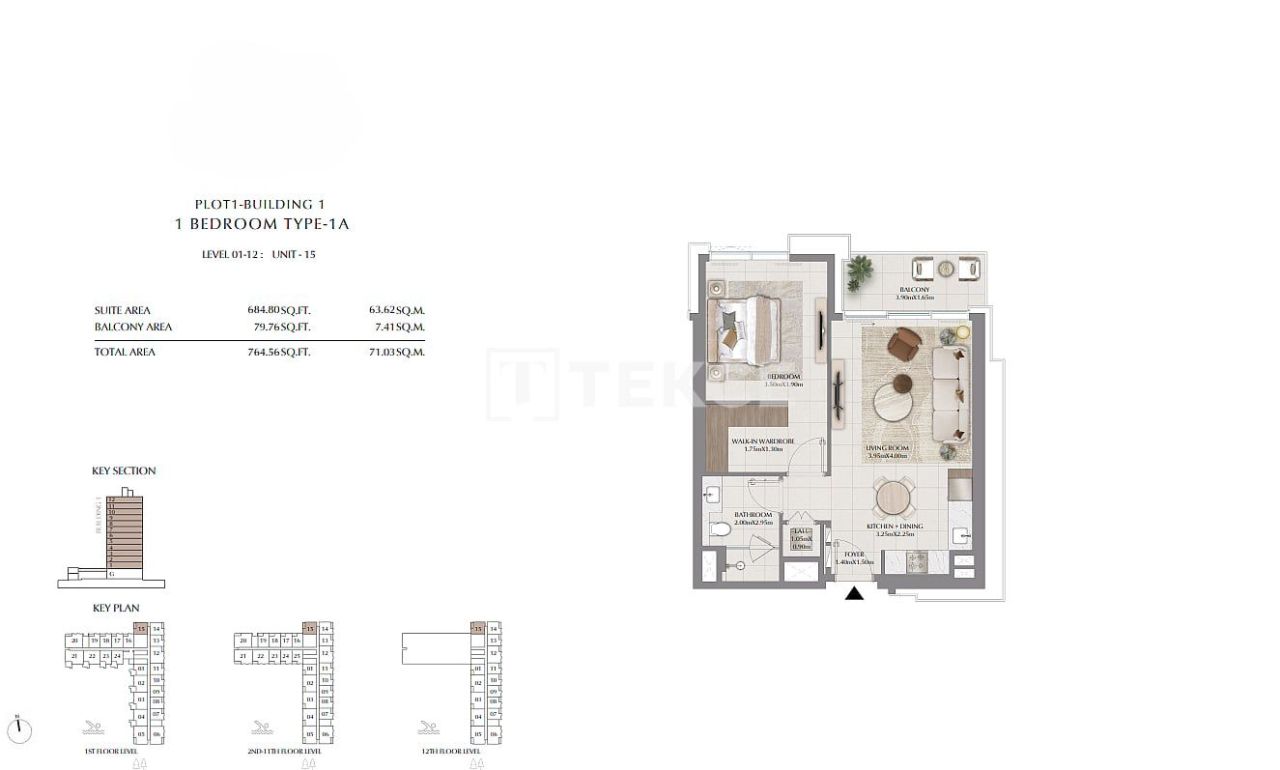 Апартаменты Экспо Сити, ОАЭ, 166 м² - фото 13