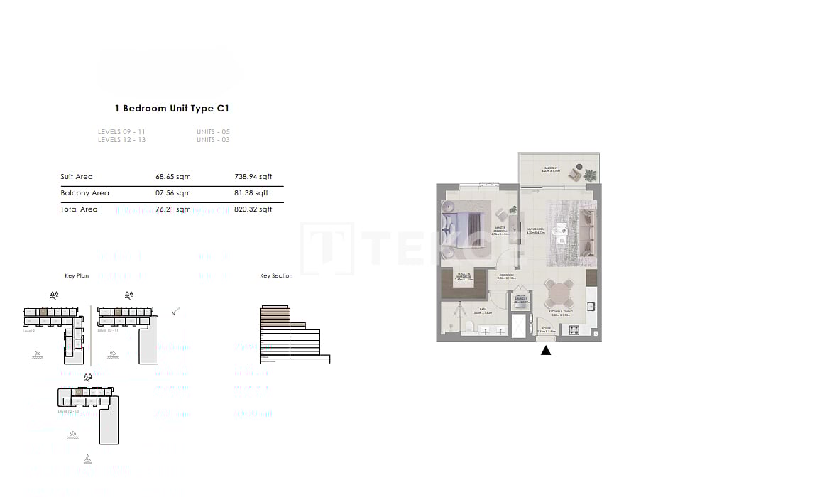 Апартаменты Мина Рашид, ОАЭ, 225 м² - фото 14