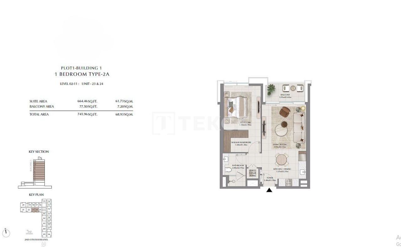 Апартаменты Экспо Сити, ОАЭ, 112 м² - фото 15