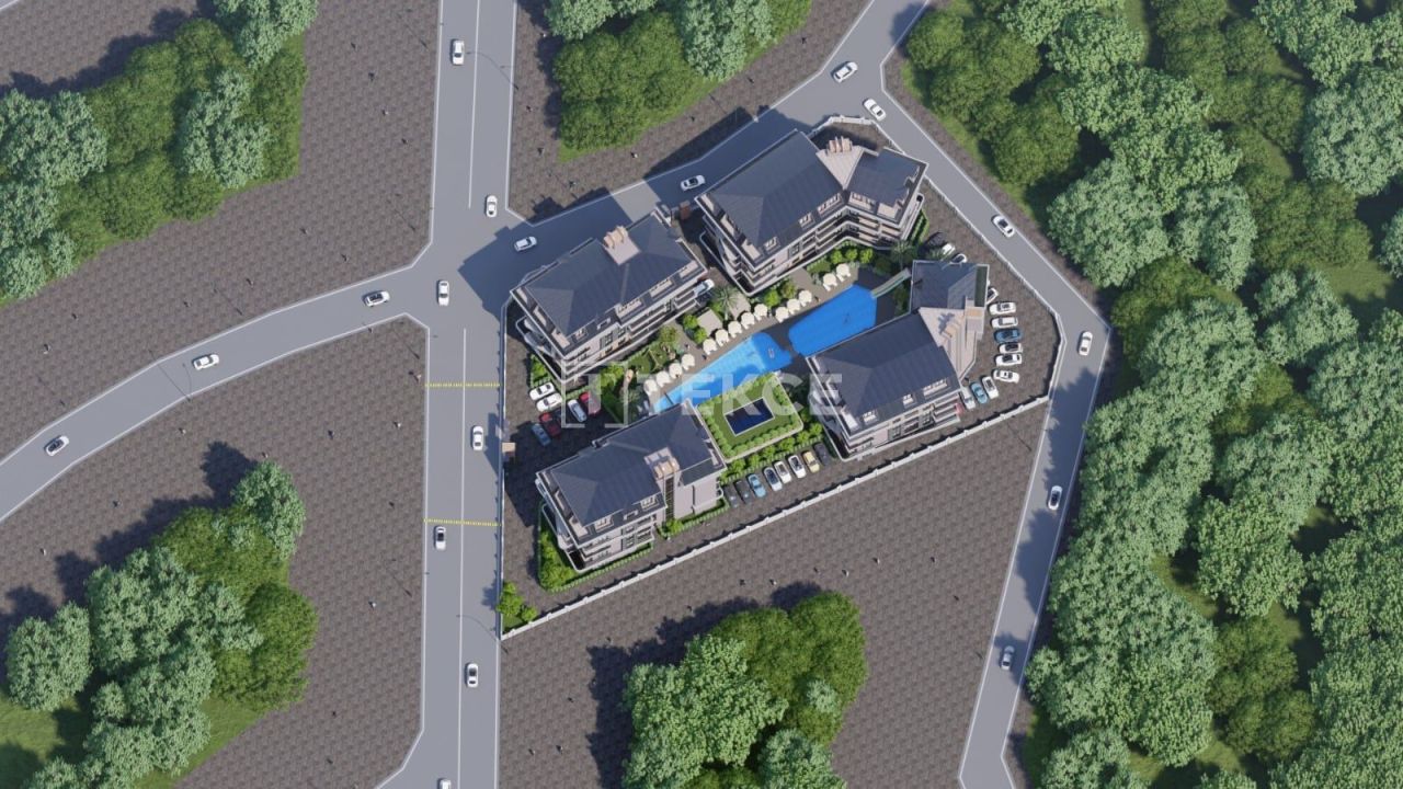Апартаменты в Алании, Турция, 49 м² - фото 15