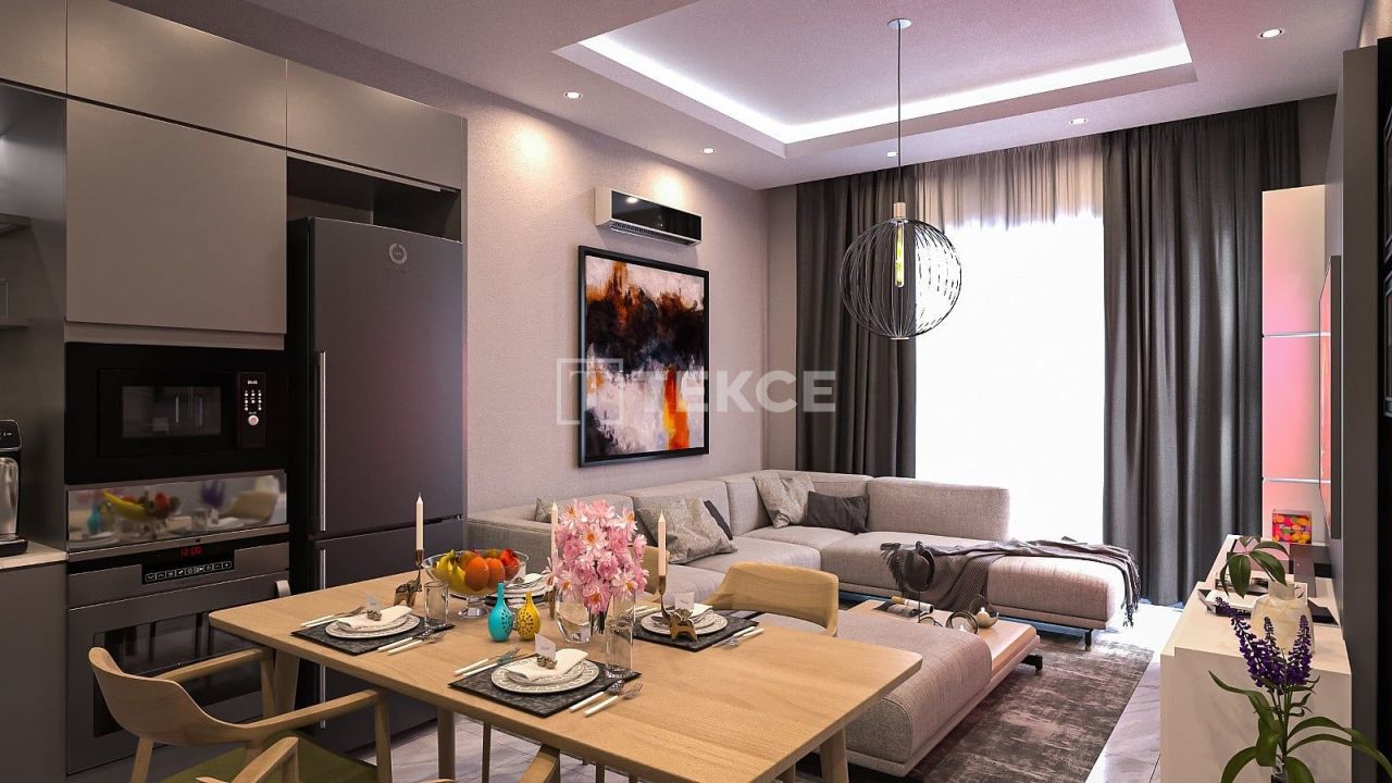 Апартаменты в Алании, Турция, 49 м² - фото 18