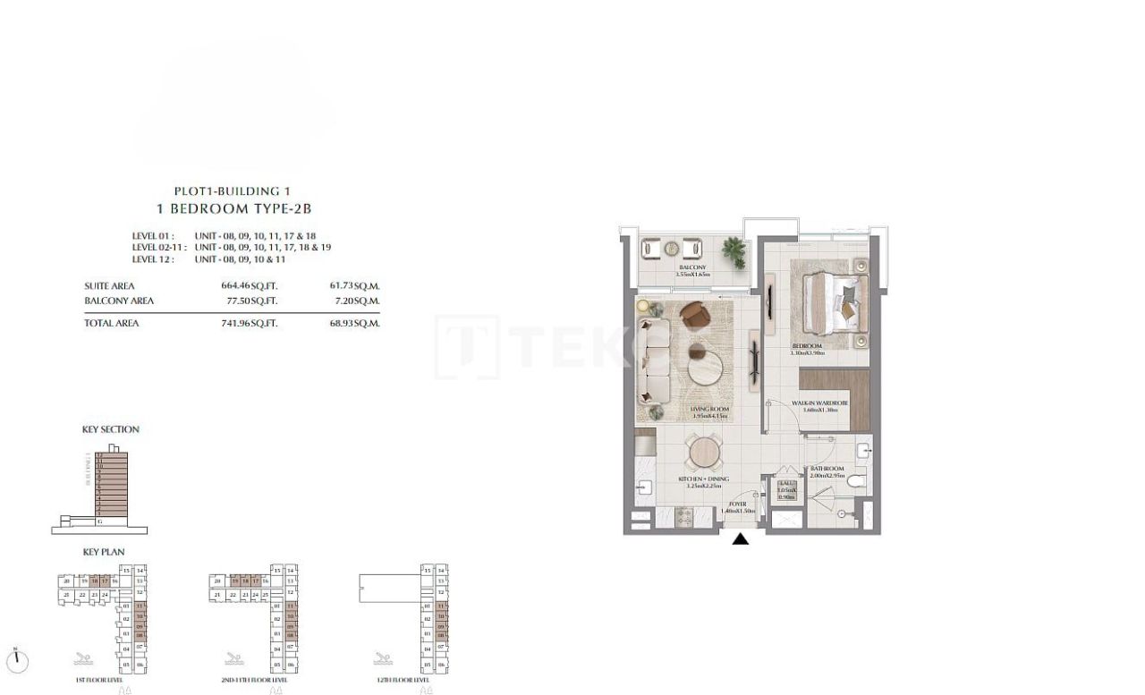 Апартаменты Экспо Сити, ОАЭ, 112 м² - фото 18