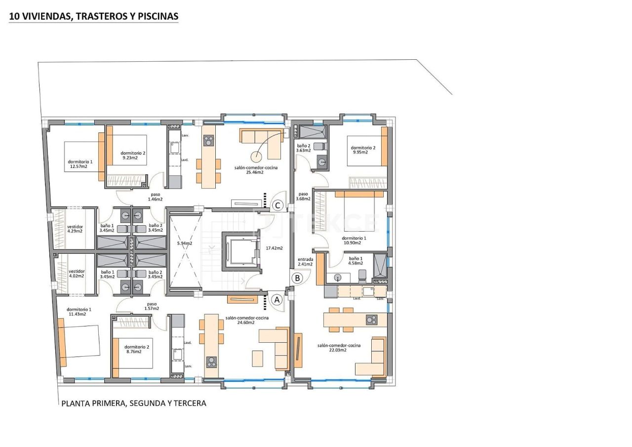 Апартаменты в Сан-Педро-дель-Пинатаре, Испания, 76 м² - фото 18