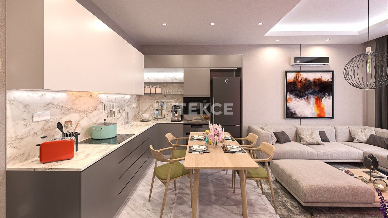 Апартаменты в Алании, Турция, 49 м² - фото 19