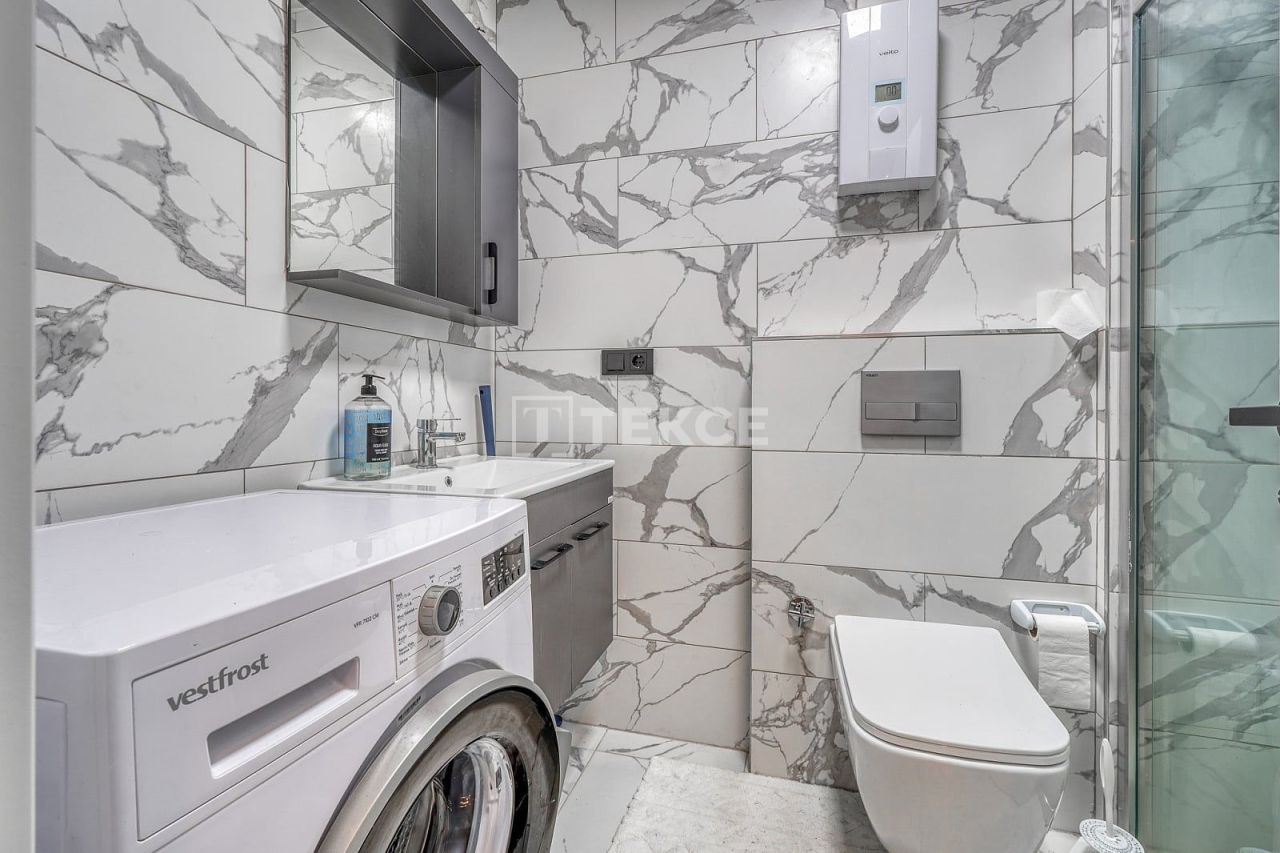 Апартаменты в Алании, Турция, 56 м² - фото 19