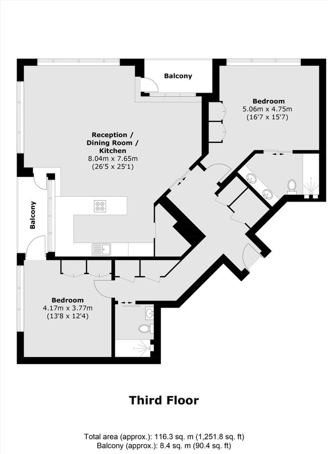 Квартира в Лондоне, Великобритания, 8 м² - фото 9