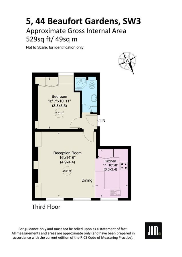 Квартира в Лондоне, Великобритания, 49 м² - фото 10