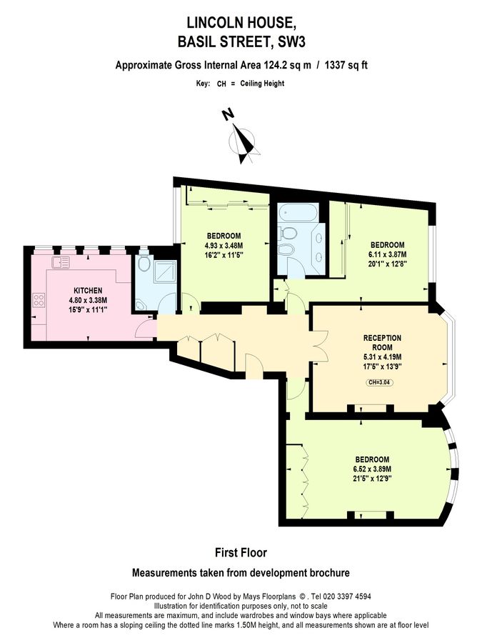 Квартира в Лондоне, Великобритания, 124 м² - фото 13